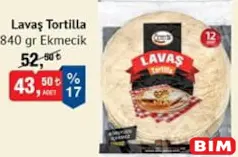 EKMECİK LAVAŞ TORTİLLA 840 G fiyat ve kampanya bilgisi